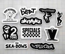 2nd Wave Ska Sticker Pack Vinyl (10) Bad Manner Selecter dows Snatcher punk