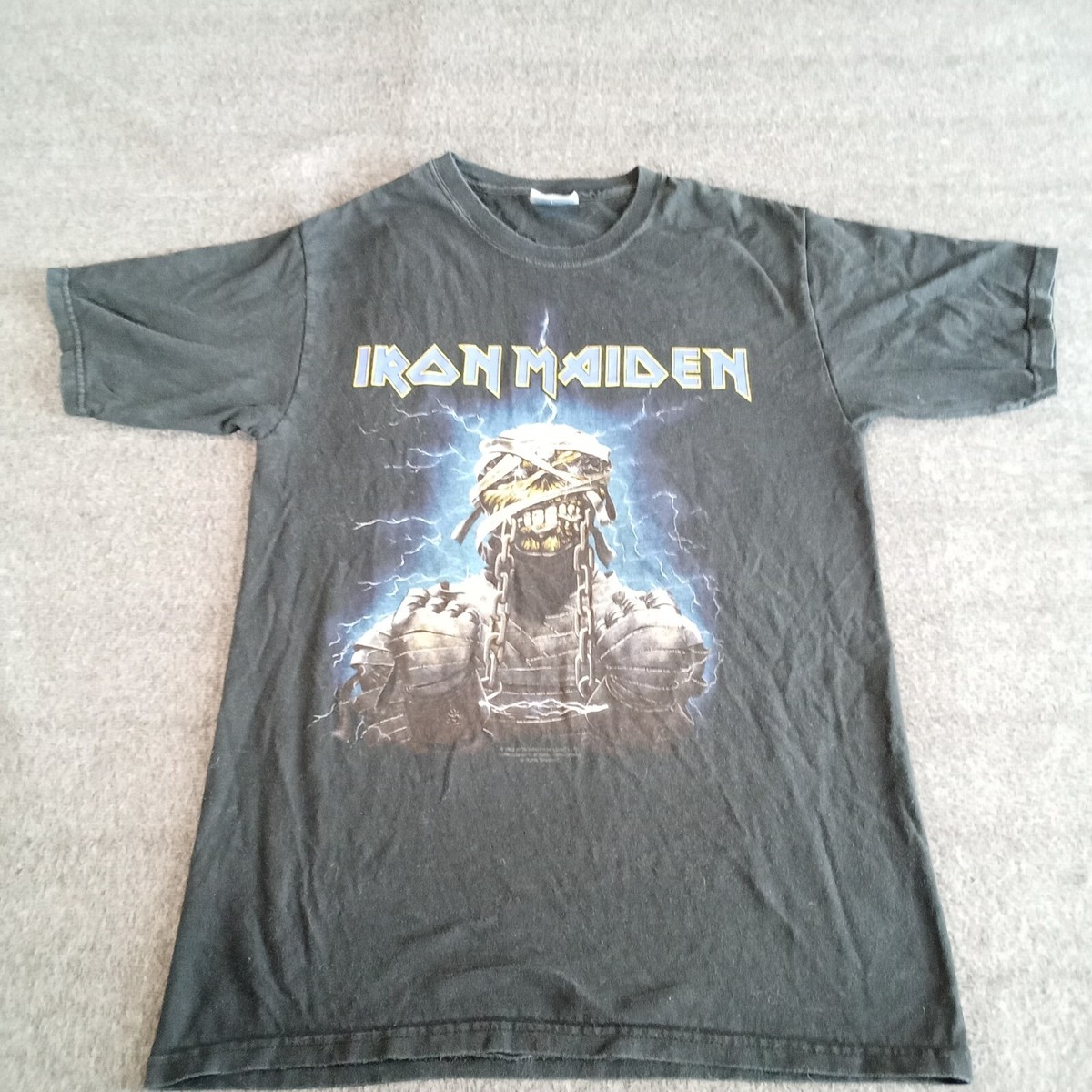 未使用 IRON MAIDEN Tシャツ ブラック Sサイズ Iron Maiden Shirt Men Small Black World Slavery Tour 84 85