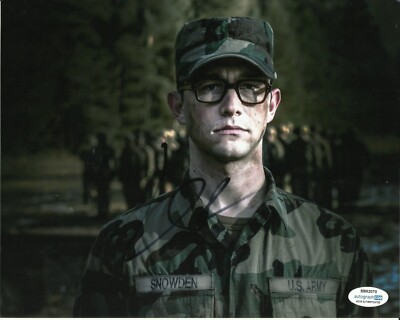 JOSEPH GORDON LEVITT SIGNIERTES FOTO (1) AUCH ACOA SNOWDEN