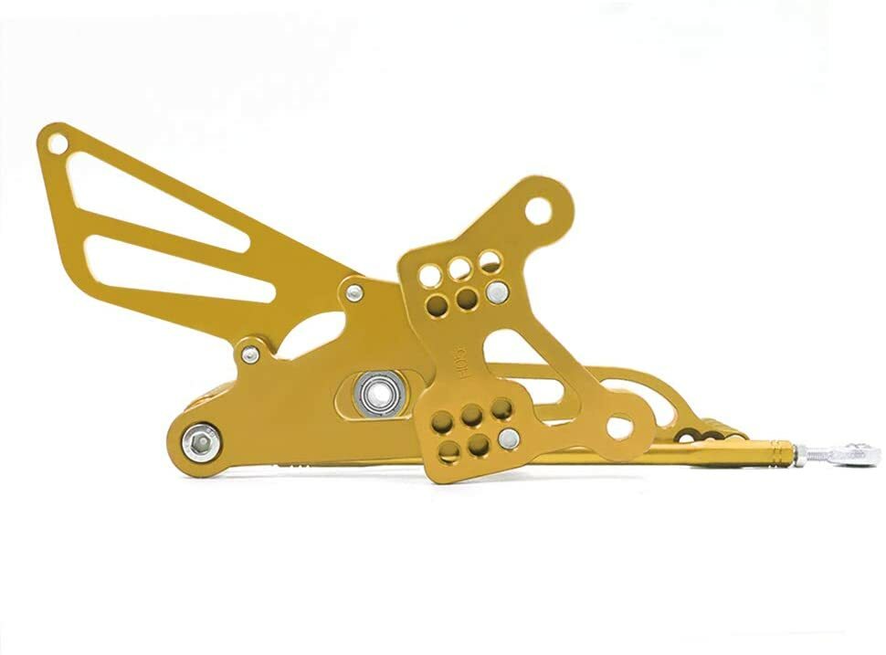 Gold CNC Rearset Footrest Rear set Foot peg For Yamaha YZF R6 0614 09