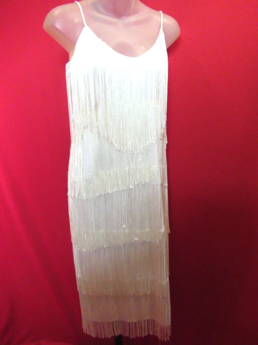 Flapper cheap dress white