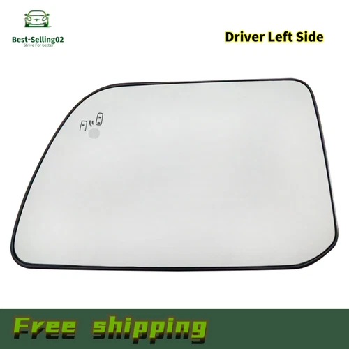 FOR 2011-2015 Lincoln MKX Left Driver Side Mirror Glass Heated W/Blind Spot