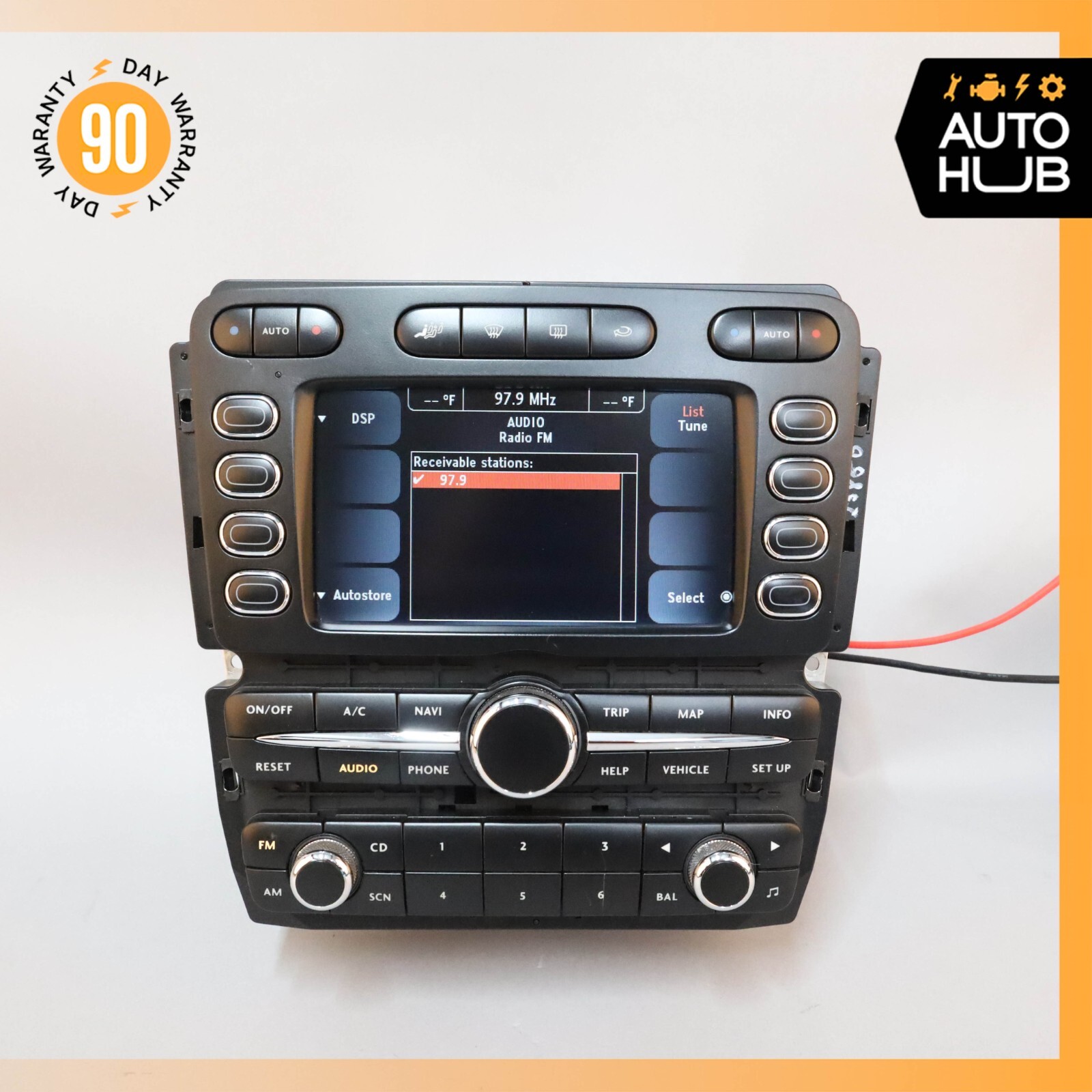 03-07 Bentley Continental Flying Spur Command Head Unit Navigation Radio OEM 67k