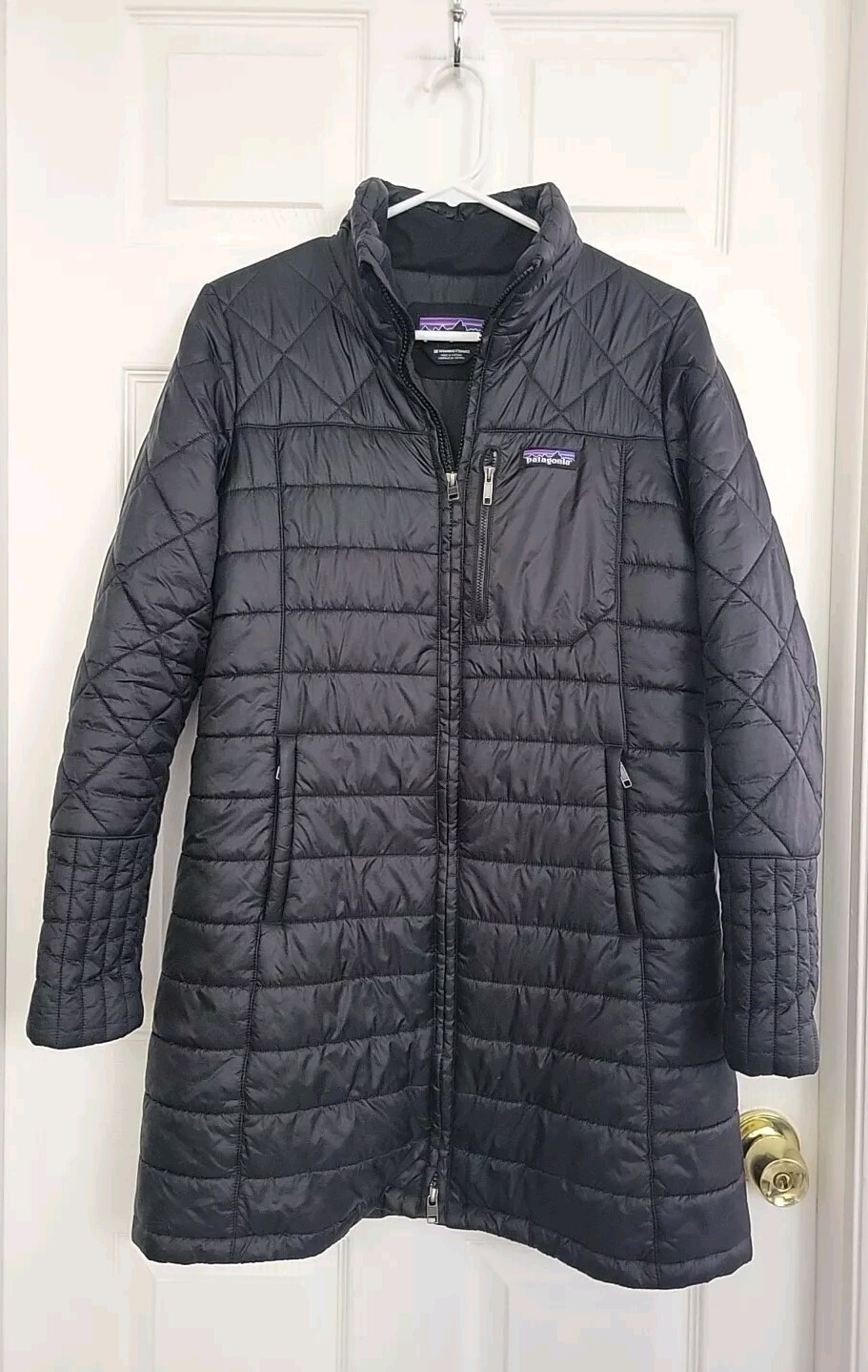 Patagonia Radalie Parka Womens Medium Black Insulated Puffer Quilted