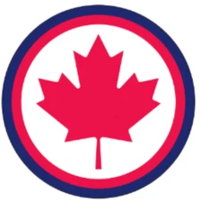 12 Pack Canada Circle Bumper Stickers