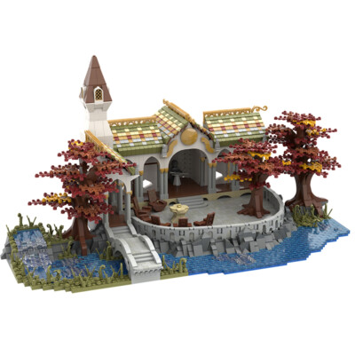 Conference Building Council in Valley from Movie 3997 teile MOC-84562