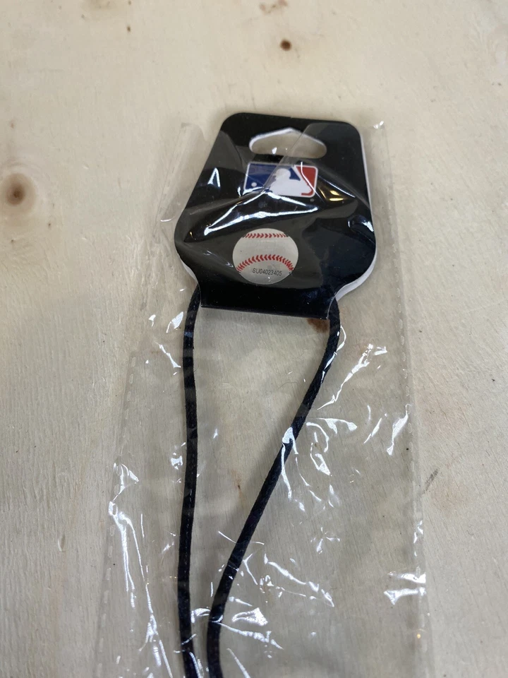 Cincinnati Reds Rubber Cord Necklace Logo Charm Licensed MLB Jewelry - Image 3 of 4