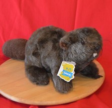 Vintage 1976 Plush DAKIN PILLOW PETS Beaver Brook 19" Stuffed Animal Tag