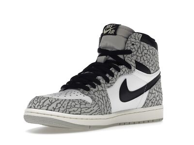 Size 10.5 - Air Jordan 1 Retro OG High White Cement for sale