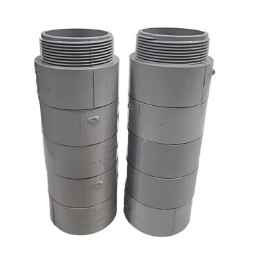 ( 10 Count )  Kraloy TA20 078089, 2'' PVC  Terminal Conduit Adapters 