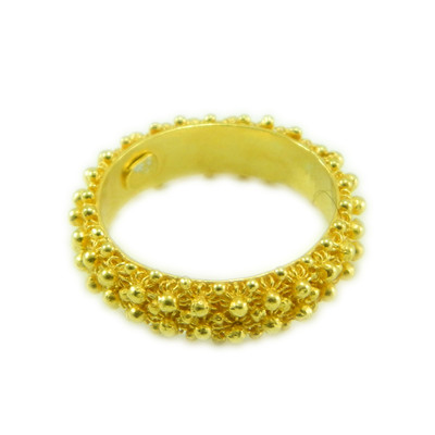 Ring Glauben Sarda Filigran Sardinien Band 2 File Drehzahl Silber 925 Golden