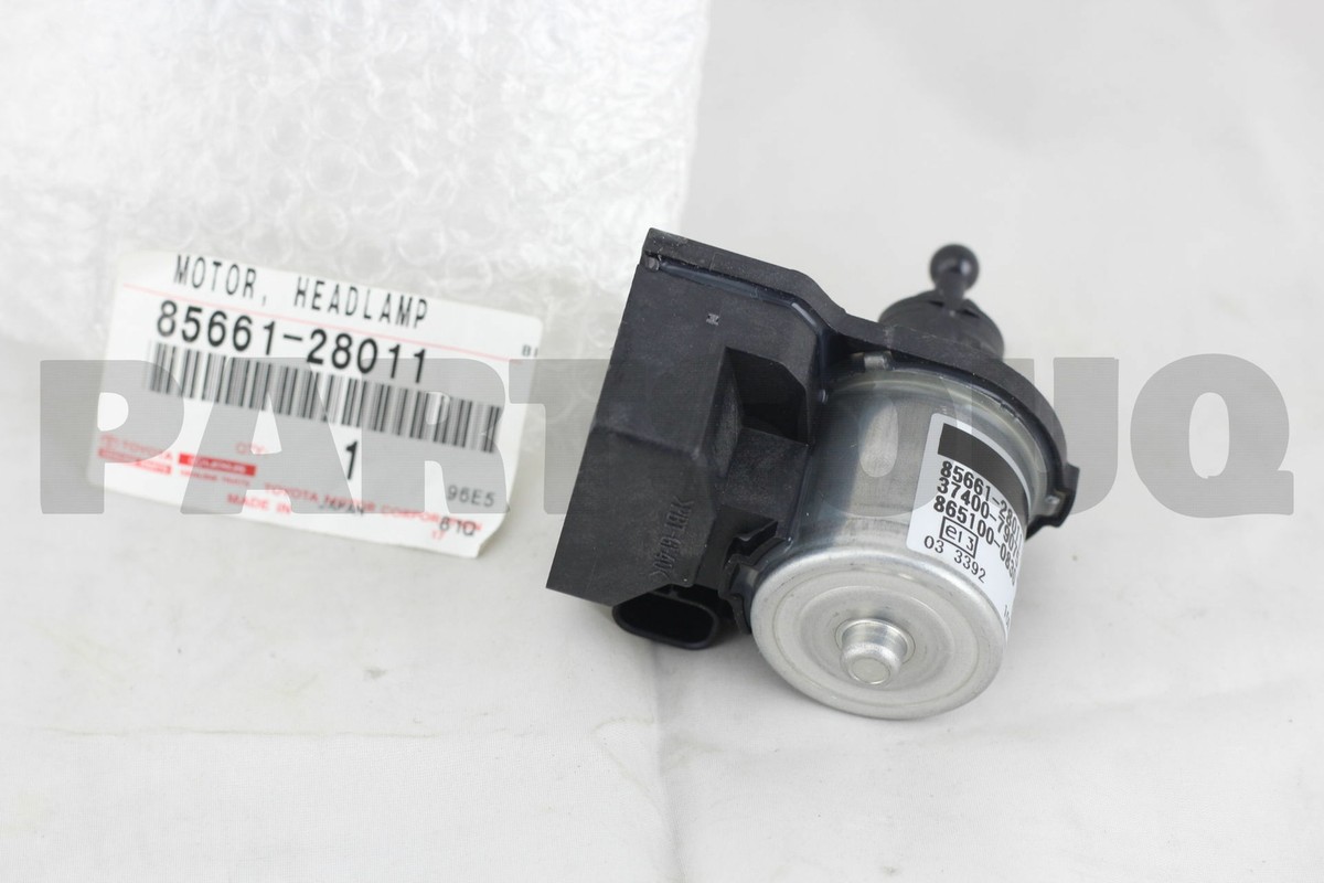 8566128011 Genuine Toyota MOTOR, HEADLAMP LEVELING, RH 85661-28011