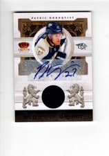 2010 Crown Royale Heirs to the Throne Signature Materials Patric Hornqvist Auto