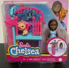    Barbie Chelsea Swing Set Playset with Chelsea Doll  Pet Puppy  