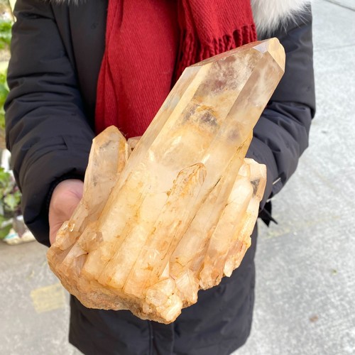 8.2LB Natural white Crystal Himalayan quartz cluster /mineralsls - Picture 9 of 9