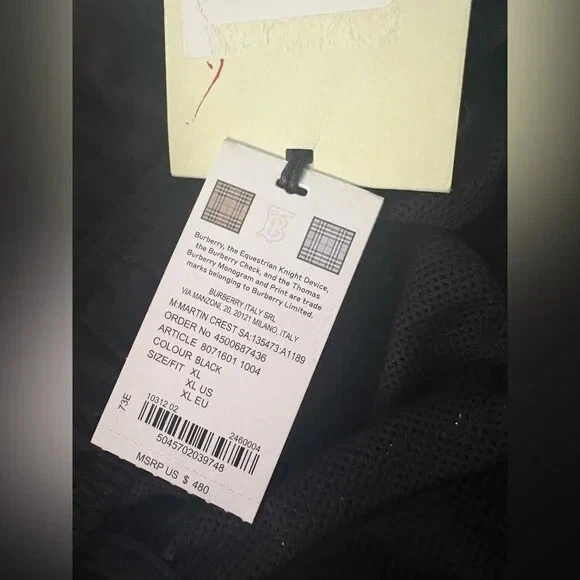 Burberry Men's Black Swim Shorts - Image 3 of 4