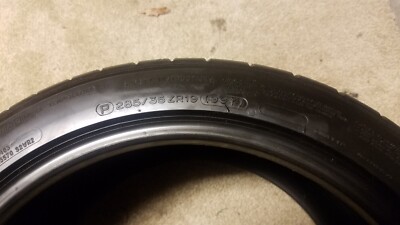 ALMOST NEW 1 MICHELIN PILOT SUPER SPORT ZP ZERO TIRE P245/40/ZR18 93Y 