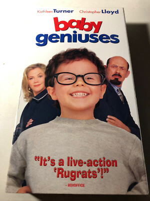 Baby Geniuses (1999) VHS Family Comedy Kathleen Turner Christopher