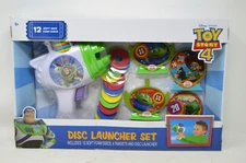 What Kids Want Disney Pixar Toy Story 4 Disc Launcher Set Foam Disc Target NEW