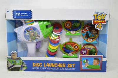 What Kids Want Disney Pixar Toy Story 4 Disc Launcher Set Foam Disc ...