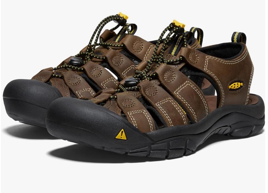 Keen Newport sandali classici impermeabili escursionismo pelle bisonte 8