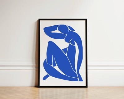 Henri Matisse Druck Blau Akt Körper Abstrakt Wandbild Ausstellung Bild Poster