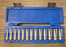 Cornwell Blue Power Cbp2lm 13-pc 38 Drive Metric 6-pt Deep Socket Set New