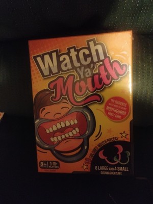 Watch Ya' Mouth Game SEALED! New with 10 Mouth Openers( 6 Large And 4 Small)