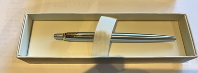 Parker 1953182 Jotter Edelstahl GT Kugelschreiber, Geschenkbox gebürstetes Silber