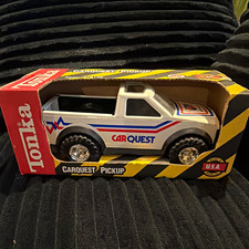 Tonka Vintage 1992 Carquest Pickup Steel Advertising Truck White Red Blue Usa
