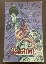 ORIGINAL RAGTIME, THE MUSICAL, AUTOGRAPHED BROADWAY WINDOW CARD/POSTER 14x22