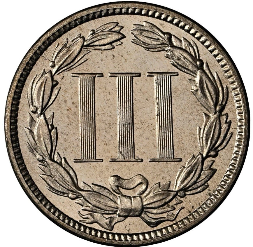 1883 3CN (PROOF CAMEO) Three Cent Nickel - NGC PF66 CAMEO - High Grade Proof - Image 2 of 4