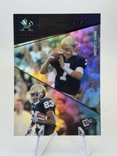 RARE 2010 Press Pass Jimmy Clausen Golden Tate Notre Dame Irish Refractor /100