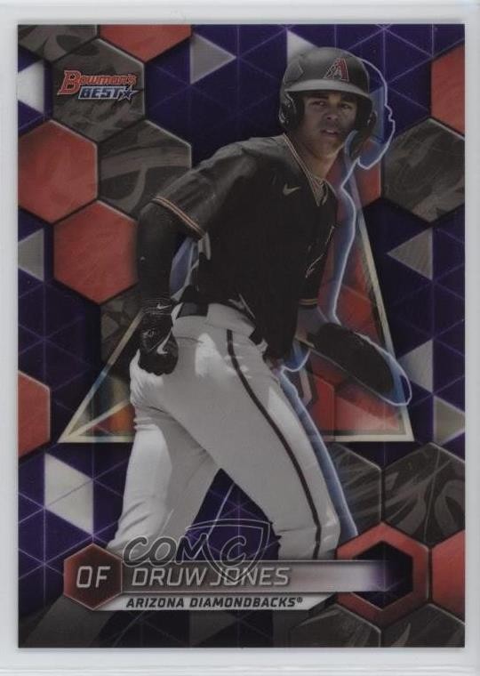 2023 Bowman's Best Top Prospects Purple Refractor 18/250 Druw Jones #TP-8 0q21