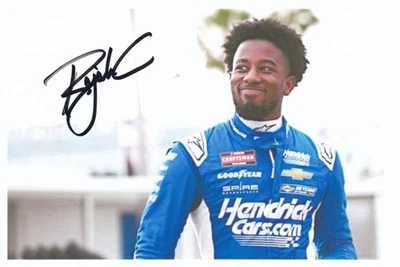RAJAH CARUTH Signed 4X6 Photo NASCAR Racing Autograph - Image 1 of 2