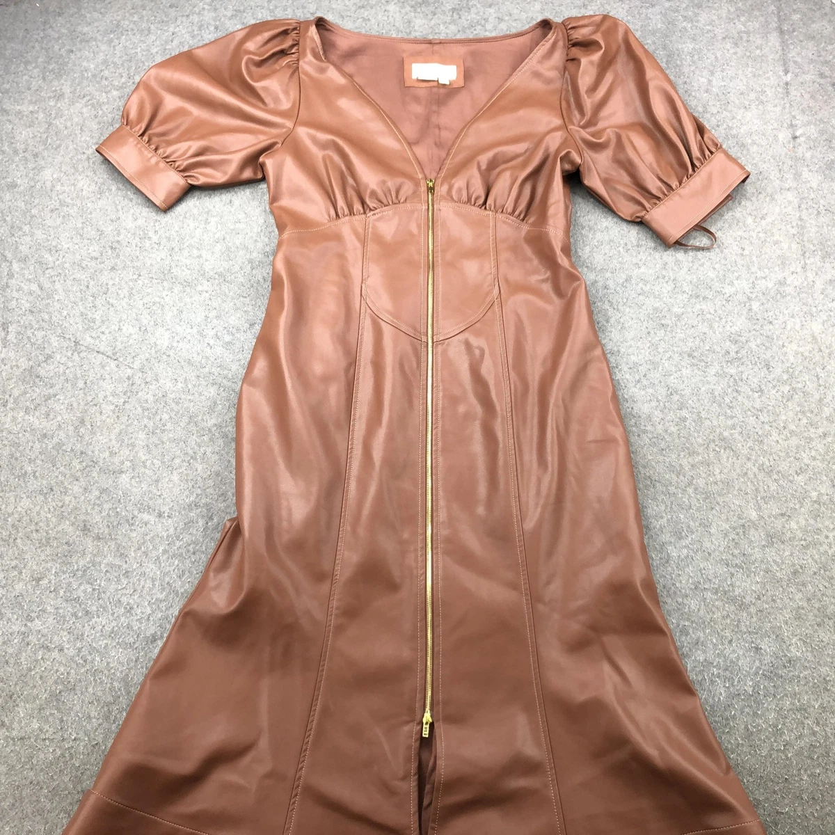 anthropologie red leather dress Anthropologie Pilcro Structured Faux Leather Dress Size 22W