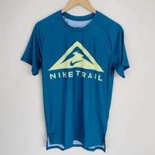 Nike Pro Elite Trail Running Shirt Teal Made in USA DX9143-301 Men's Size Small