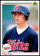 1990 Upper Deck Chip Hale Card RC Minnesota Twins #475