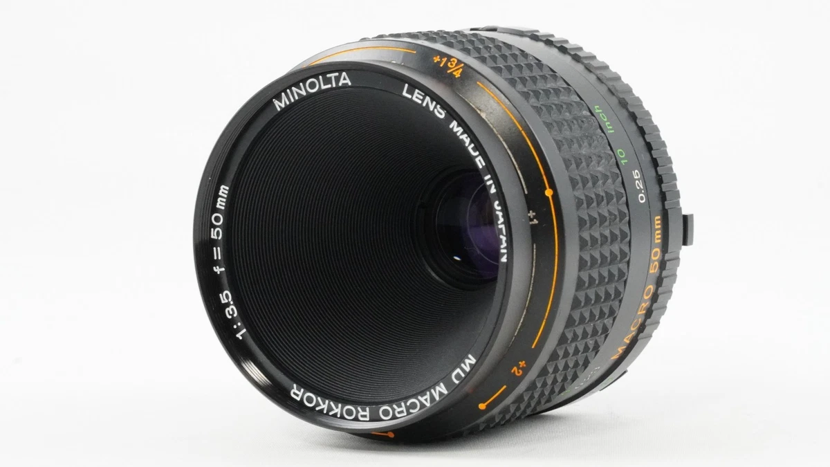 Minolta MD Macro/Close Up Camera Lenses 50mm Focal for sale | eBay