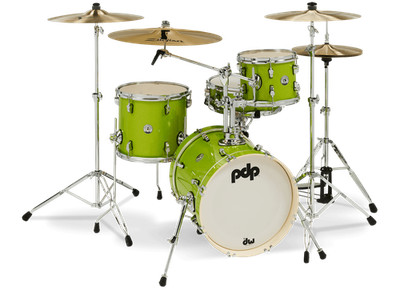 PDP New Yorker 4pc Kit - Electric Green Sparkle