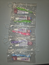 Oraline Kids Oral Care 5-Pack Travel Kits Soft Toothbrush, Toothpaste,  Floss