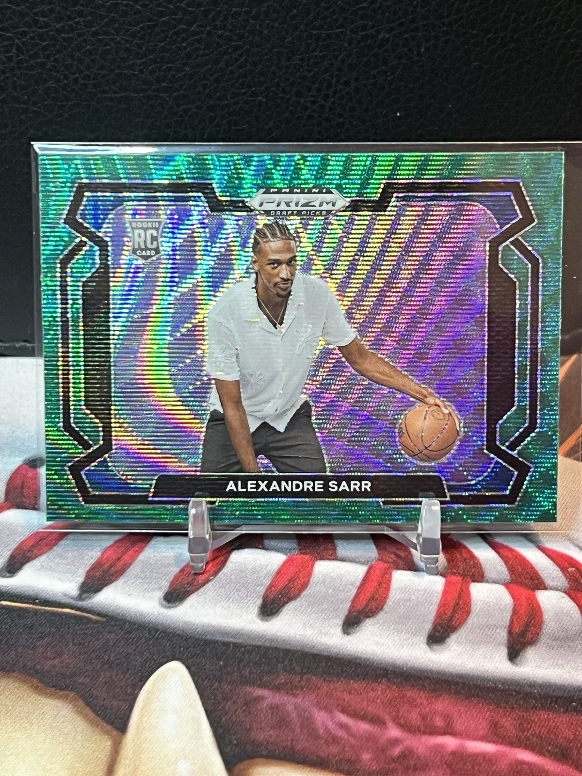 2024 Panini Prizm Draft Picks - Alexandre Sarr #52 Green Wave Prizm...