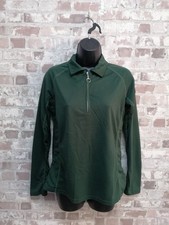 Horze Green 1/4-Zip Sweatshirt Women 12 UK