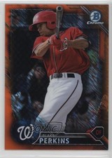 2016 Bowman Chrome Prospects Orange Shimmer Refractor Blake Perkins #BCP228 2d7