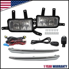 Fog Lights Lamps Wchrome Trimswitchbulbs For Chevy Suburbantahoe 2015-2020 Fog Lights Lamps Wchrome Trimswitchbulbs For Chevy Suburbantahoe 2015-2020