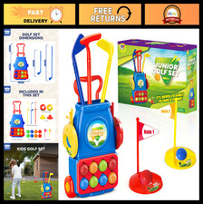 Kids Golf Set for Toddlers 3-5 Years - Mini Golf Clubs, Cart  Accessories, Spor