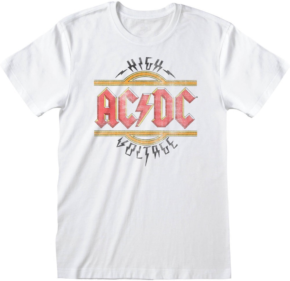 ACDC - Vintage High Voltage T-Shirt White 6190₽