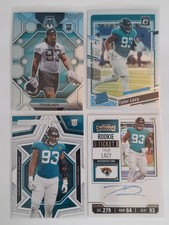 2023 Optic Contenders Tyler Lacy 4 Card Rookie RC Lot Auto Jacksonville Jaguars