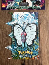 Pokemon Topps Butterfree Stage 3 #12 EV3 Embossed Die Cut Light Play
