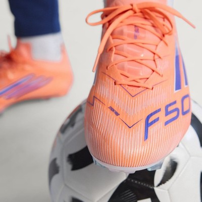 Size 8 - adidas F50 Elite FG Beam Orange Lucid Blue for sale